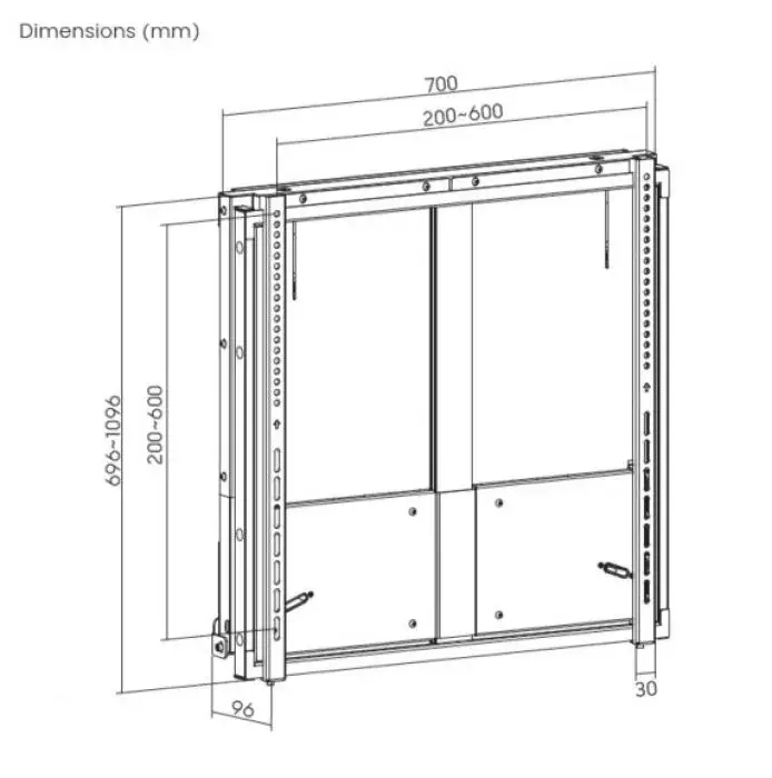 TV Wall Mount Equip 55"-86" Photo 7