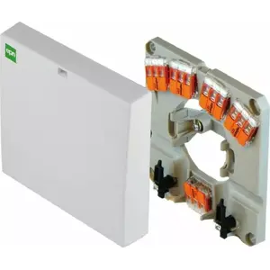 Skaņu/elektro savienojumu kārba ELEKTROPLAST AGD HAD 4-S N/T-P/T ar WAGO 6 mm² spailēm, rotējošs kabeļa atslogošanas elements (PK-AGD/2/EPN)