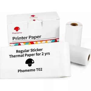 Phomemo Pašlīmējošs Papīrs SB8253 — 3 ruļļi priekš T02/M02 PRO/M02X/Q12-RMS2