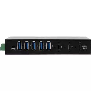 USB-концентратор Exsys EX-12297HMS — 7 портов USB 3.2 Gen 2x1 (2× USB-C, 5× USB-A)