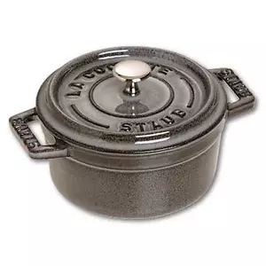 Single pan Staub Minis 10 cm Grey Cast Iron 700 g