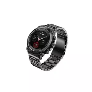 Смарт‑часы Garett Electronics Atom Black Steel с Bluetooth и датчиком пульса