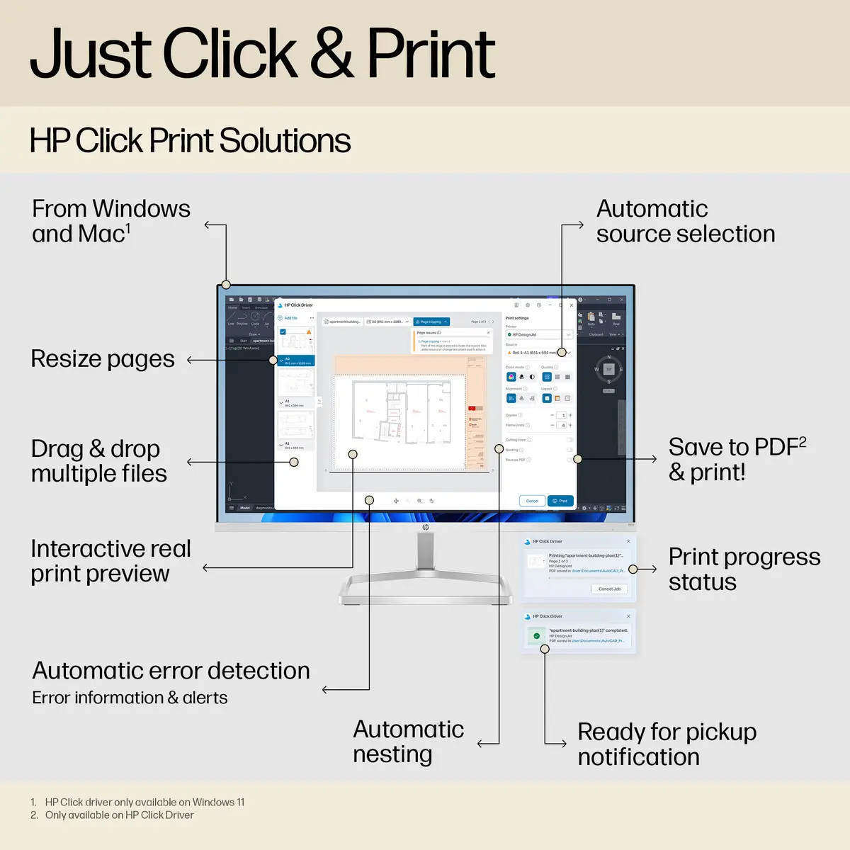 HP Designjet T230 24-in Printer 2025 edition Photo 2