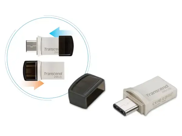 USB zibatmiņa Transcend 256 GB JetFlash 890 Photo 9