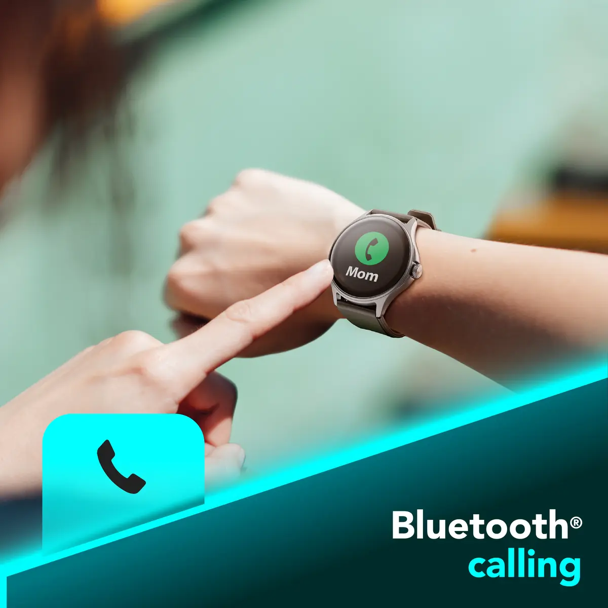Умные часы Cellularline ION Pro Круглые Bluetooth Черные Photo 4
