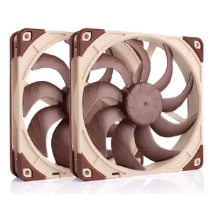Noctua NF-A14X25 G2 PWM SX2-PP 140 mm computer fan, 1500 RPM, 24.8 dB, pack of 2
