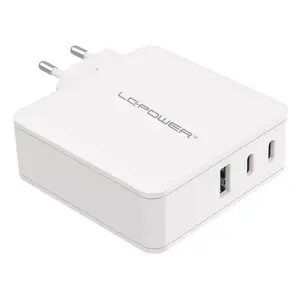 Indoor Charger LC-Power LC-GAN-100 Universal Fast Charging White