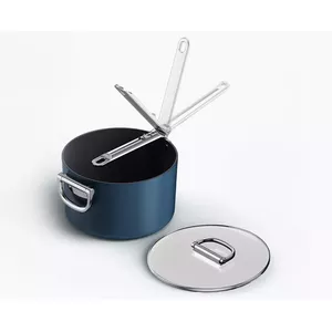 Saucepan Joseph Joseph Space Folding Handle Ceramic Non-stick 23cm Blue
