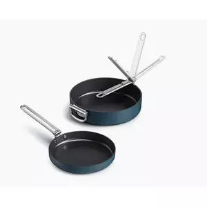 Frying set Joseph Joseph Space Folding Handle Ceramic Non-stick 2-piece Blue