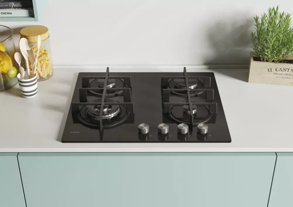 Built-in Gas Hob Candy CDK6GF4WEKB Photo 4
