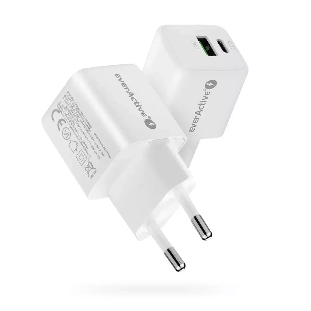 everActive SC-330Q wall charger 1xUSB-A 1xUSB-C 20W Photo 6