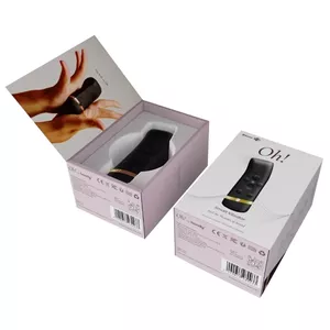 Lay-on vibrator The Handy Oh! model 54058400000 — waterproof, rechargeable, silicone/ABS, 11.9×3.9×3.6 cm, 110 g