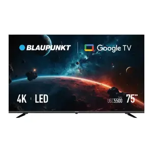 LED Smart TV BLAUPUNKT 75UGC5500S 75" UHD Google TV Black, Energy class G