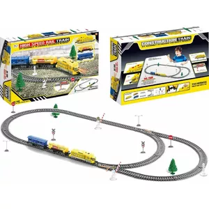 Toy Electric Train Set LEANToys model 11103 — tracks, carriages, lights