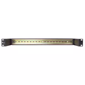 19" 1U DIN Slide ProBase CO-DIN-1U-2 Black for automatic switches