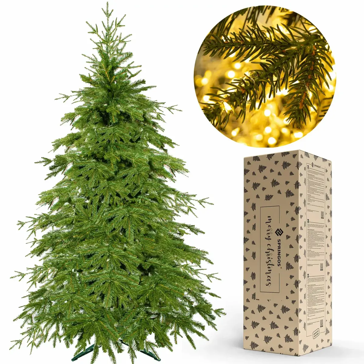 Springos CT0175 artificial Christmas tree 120 cm Photo 3