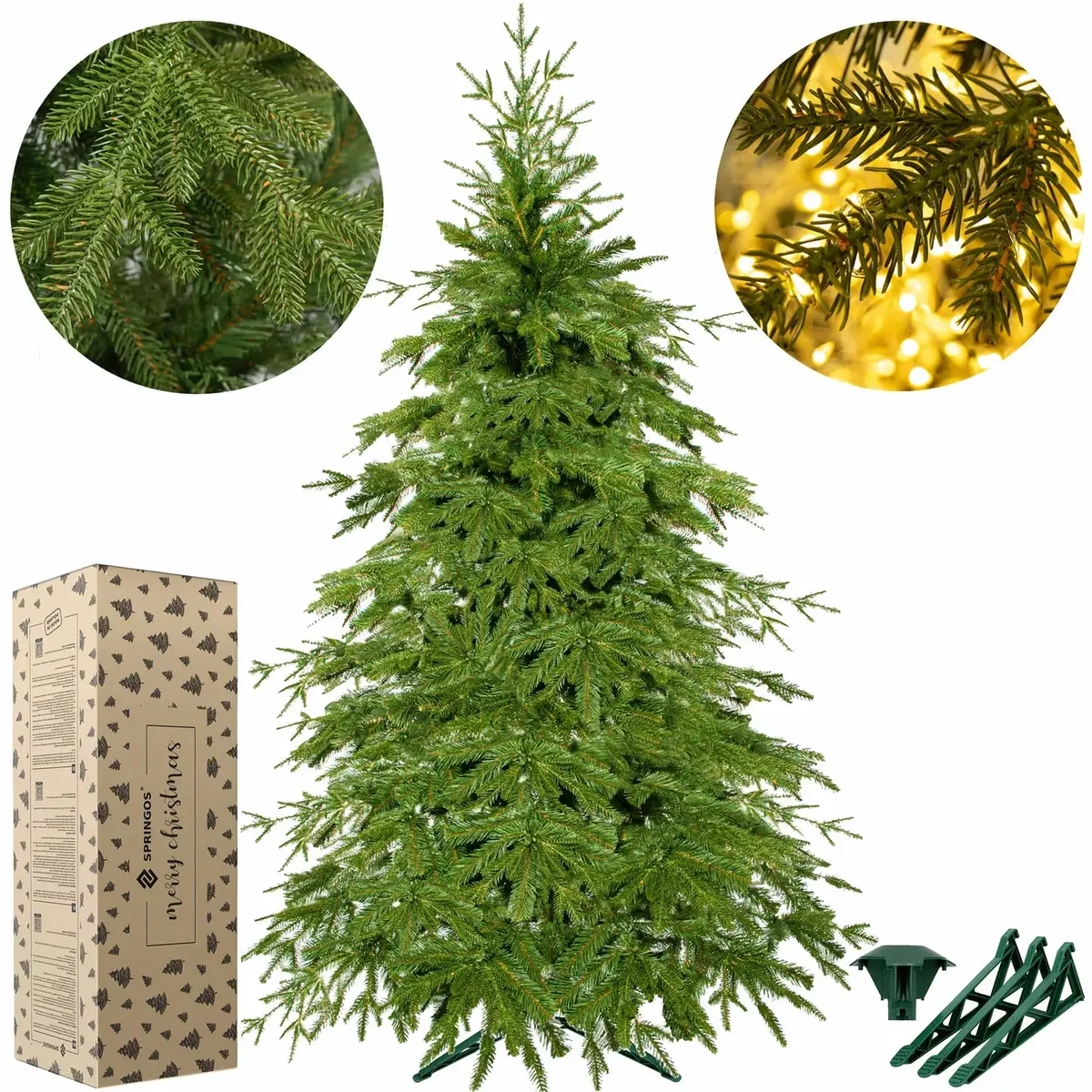 Springos CT0175 artificial Christmas tree 120 cm Photo 6