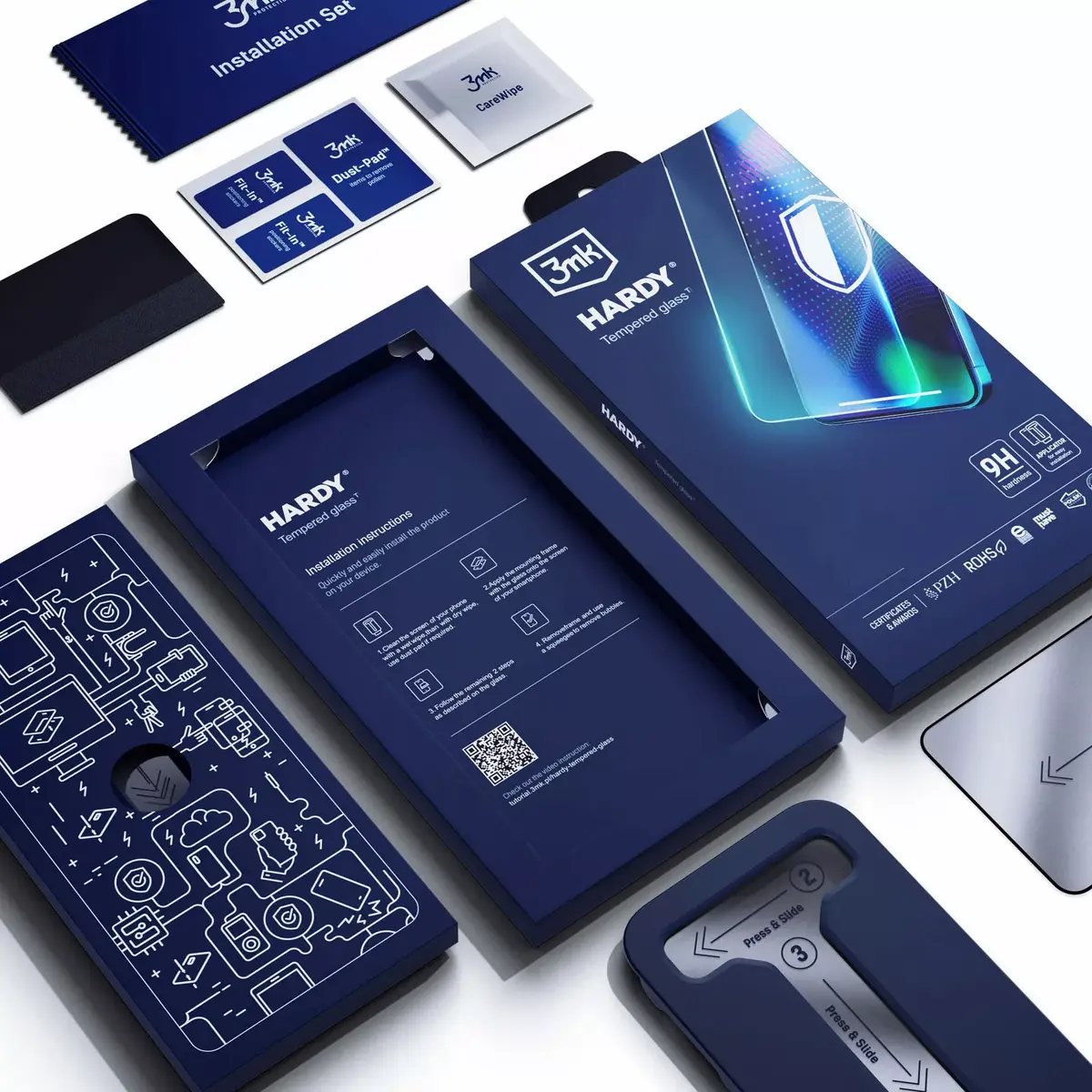 3MK Hardy Tempered Glass iPhone 15 Pro Photo 11