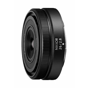 Wide lens NIKON NIKKOR Z 26mm f/2.8 for MILC, 8 elements/6 groups, 0.19× magnification, black
