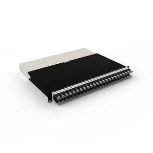 Система кабельного менеджмента Patchbox .one с плоскими сетевыми кабелями Cat6a U/FTP STP 0.8 м черный 8RU PONEX8STPBK