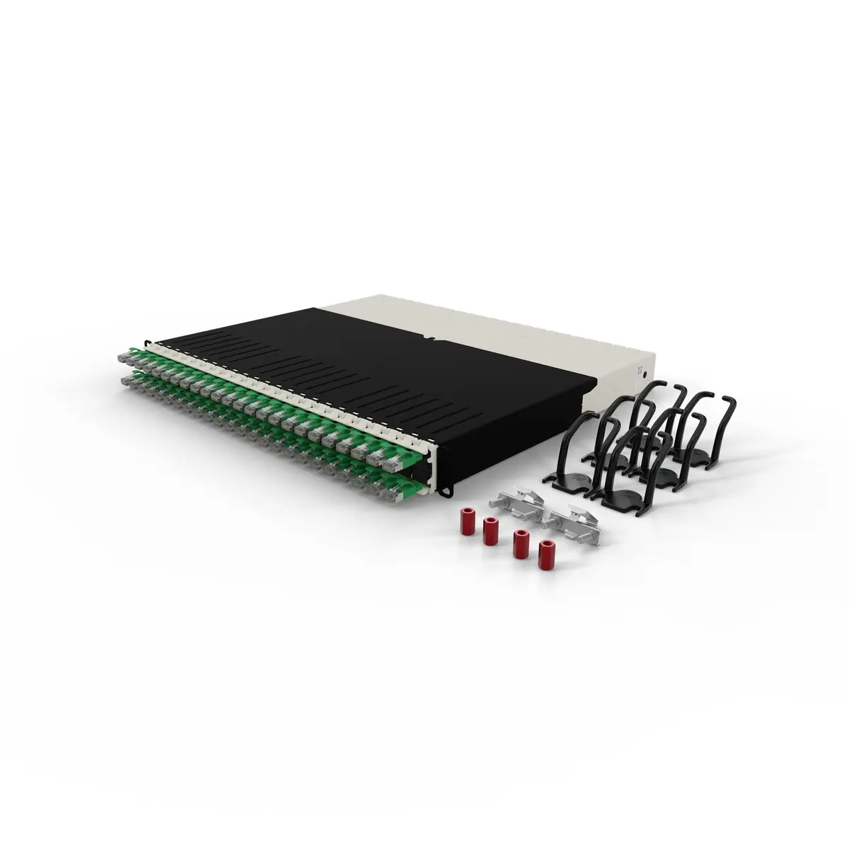 Patchbox .one 8RU Cat6a U/FTP STP Green Cable System Photo 4