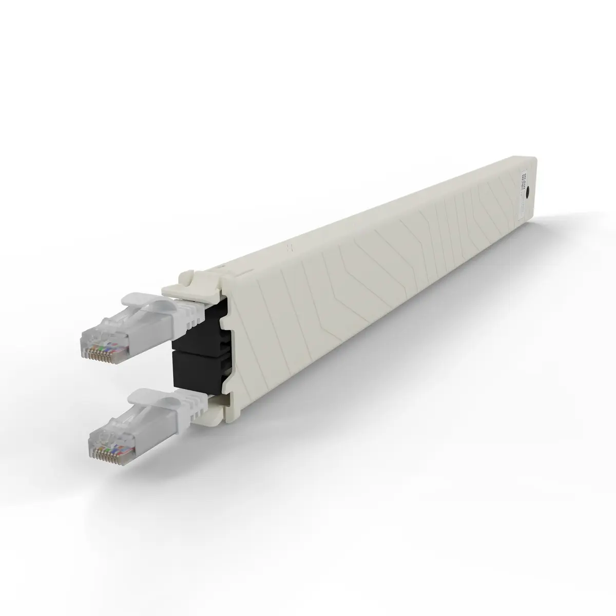 PATCHBOX .one Kasete Cat6a U/UTP 0,8 m Balta Photo 4