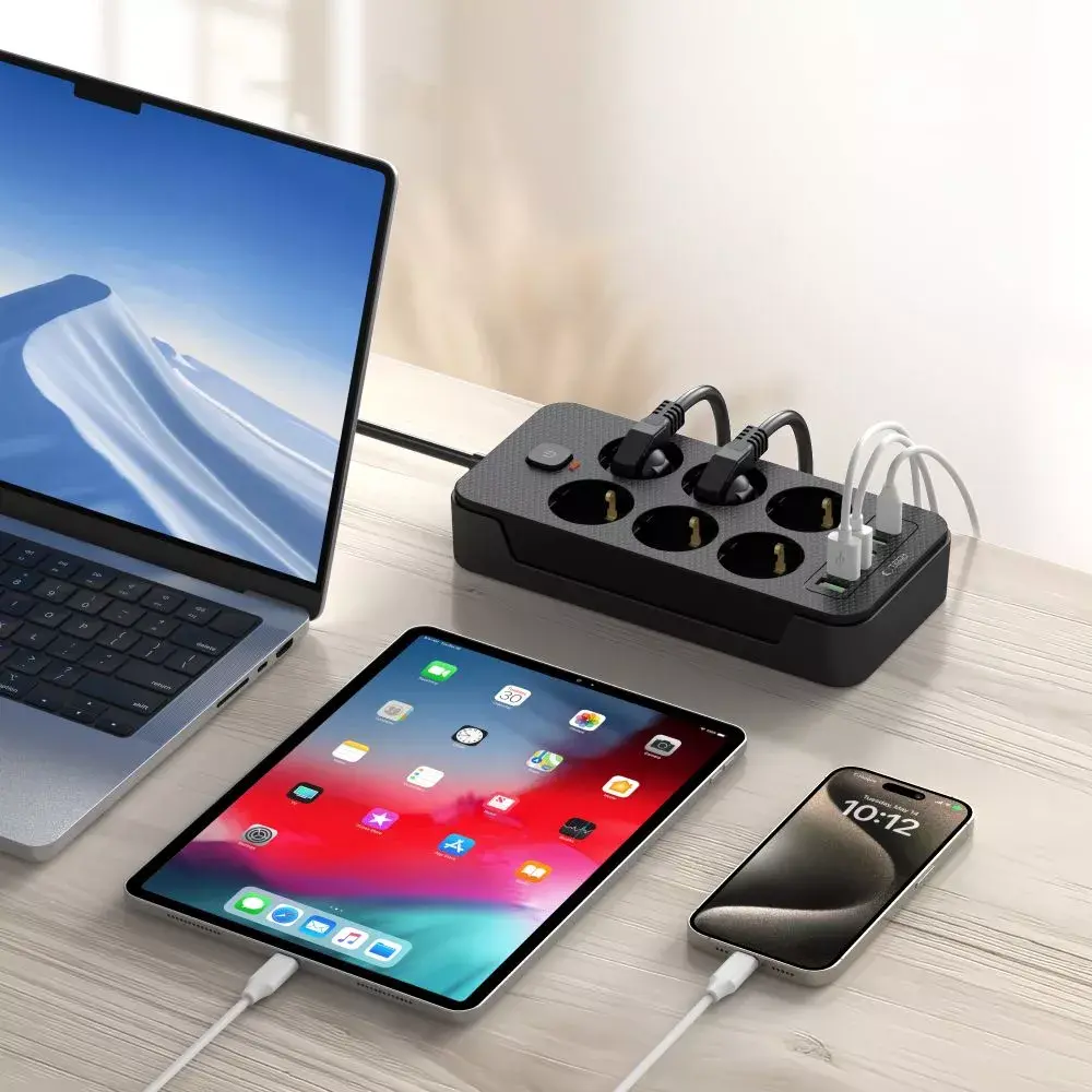 Barošanas sadalītājs Tech-Protect 6 ligzdas 2 m Photo 6
