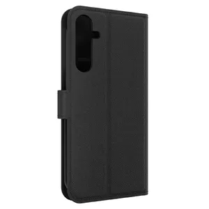 Folio phone case Zagg IFROGZ Defence for Samsung Galaxy A55 5G, faux leather, for 6.6" screen, black, desktop stand