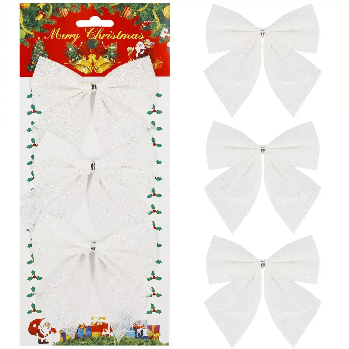 Springos CA1294 Christmas bow set, 3 pcs Photo 6