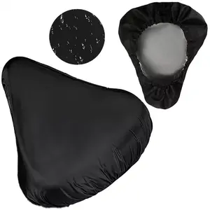Bicycle saddle cover Springos BA0083 — waterproof, universal fit, black