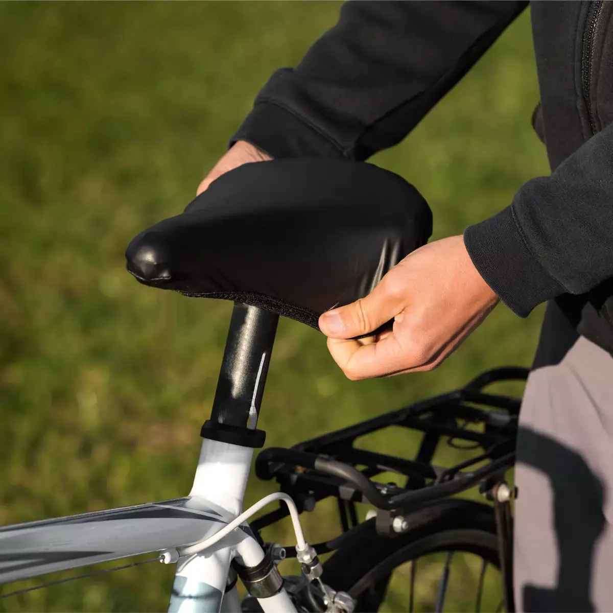 Bicycle saddle cover Springos BA0083 Photo 5