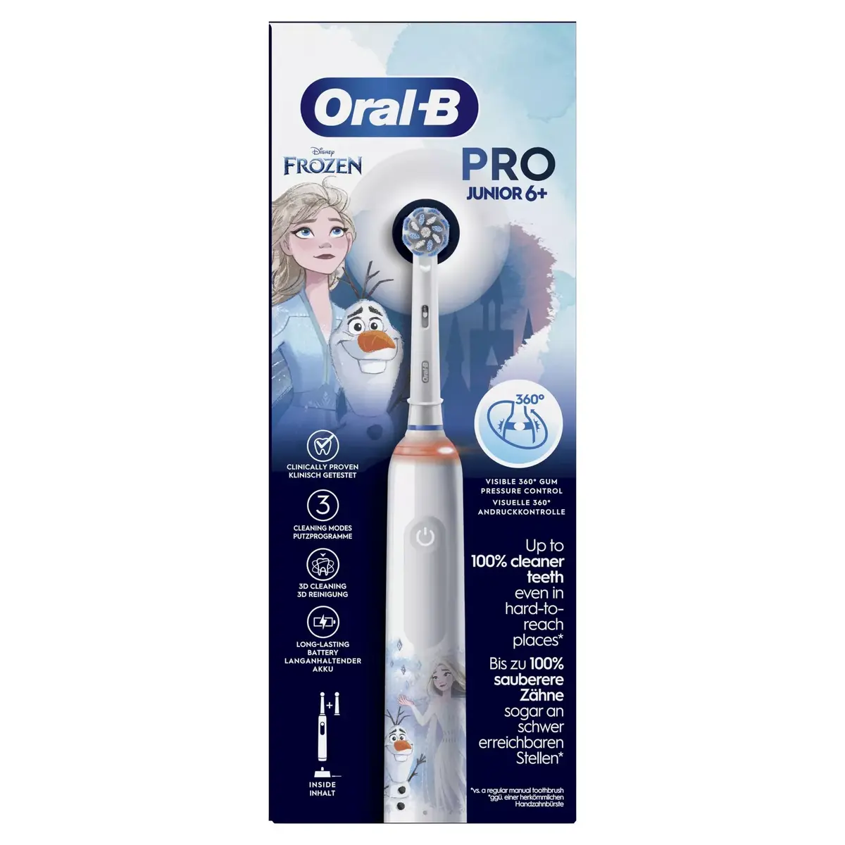 Rotating Toothbrush Oral-B PRO Junior Frozen Photo 2