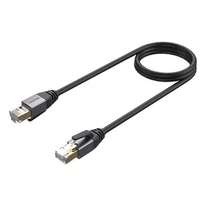 Network cable Unitek C18149AGY03-1M Cat8 RJ-45 to RJ-45 1 m Black
