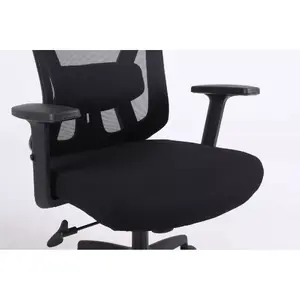 Ergonomiska grozāma biroja krēsla ActiveJet T5 — tīklojuma atzveltne, polsterēta sēdvieta, regulējams atzveltnes galvas balsts, gāzes pacēlājs, metāla pamatne, max 120 kg