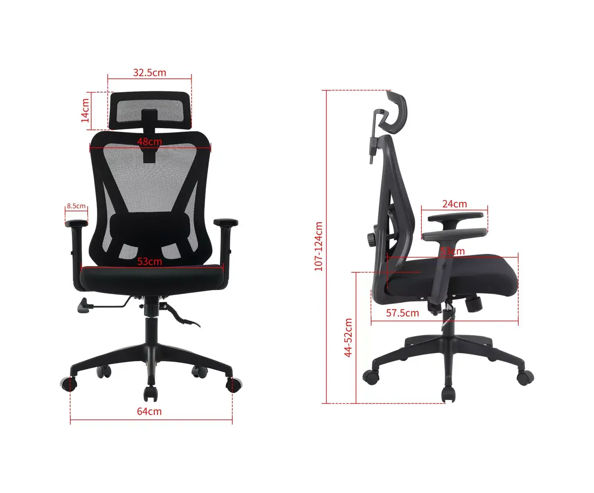 Ergonomiska biroja krēsla ActiveJet T5 Photo 16