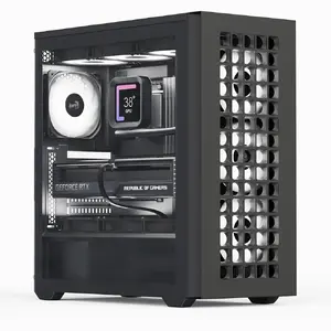PC Case Aerocool D502A Midi Tower Black ATX Support 120 140mm Fans