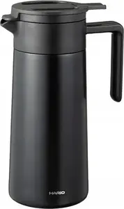 Termo kanni HARIO CHP-800-B, melna, 800 ml, ar keramikas pārklājumu iekšpusē