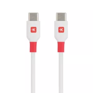 USB kabelis Skross SKCA0020C-C200CN USB 2.0 2 m USB C Balts