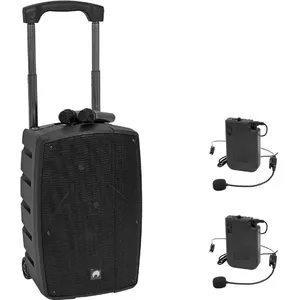 Wireless Microphone Set Omnitronic WAMS-12BT2 — 2x Bodypack Transmitters, 2x Headset Microphones