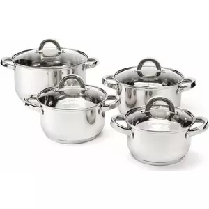 Cookware set Florina Claude 8 pieces stainless steel, induction compatible