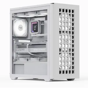PC Case Aerocool D502A Midi Tower White ATX Support 120 140mm Fans