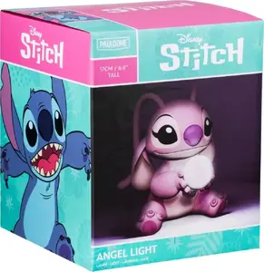 Настольная лампа Paladone Lilo & Stitch Angel розовая — ночник с персонажем