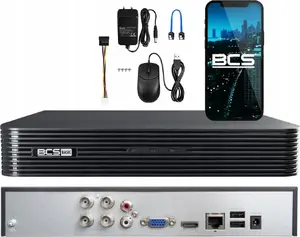 Video recorder BCS BCS-B-XVR0401(2.0) by BCS — 4-channel XVR hybrid recorder