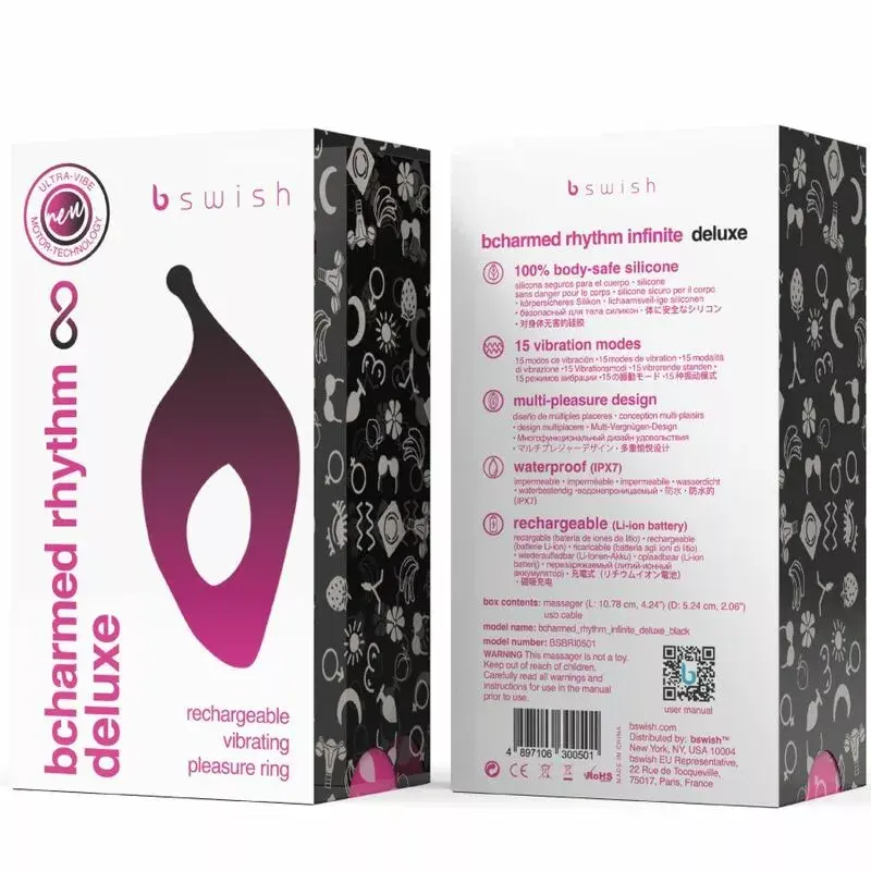 Насадка на пенис B SWISH BCHARMED RHYTHM INFINITE DELUXE Photo 10