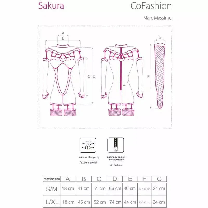 Комбинезон LIVCO CORSETTI FASHION S/M Sakura CF 90357 Photo 4