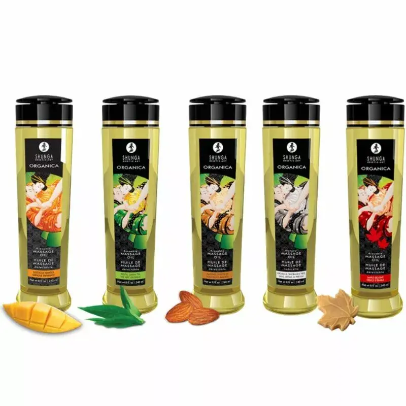 Shunga Organic Mango массажное масло 240 мл Photo 2