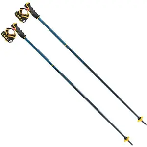 Kājcietes nūja Leki Spitfire 3D 100 cm — distanču/ Nordic walking nūja, zils/dzeltens