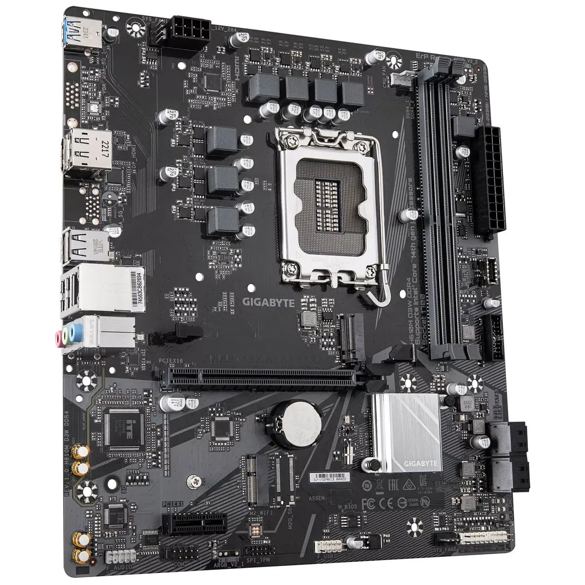 Материнская плата GIGABYTE H610M D3W, H610 Photo 3