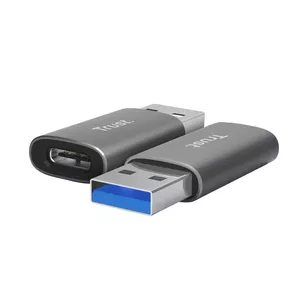 Trust Calyx USB Type-C USB Type-A Grey Connector 1 USB Type-C Connector 2 USB Type-A