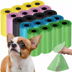Dog waste bags Springos PA0253 — 360 pcs, colorful, dispenser-compatible